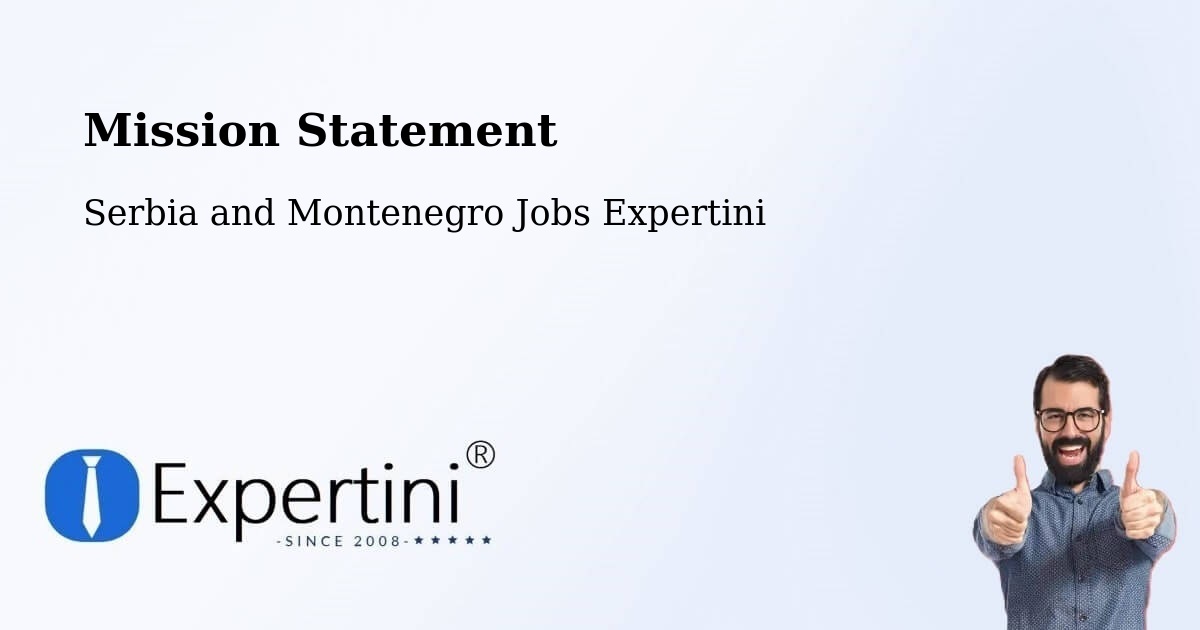 Corporate Mission – Kitchener - Serbia and Montenegro Jobs Expertini